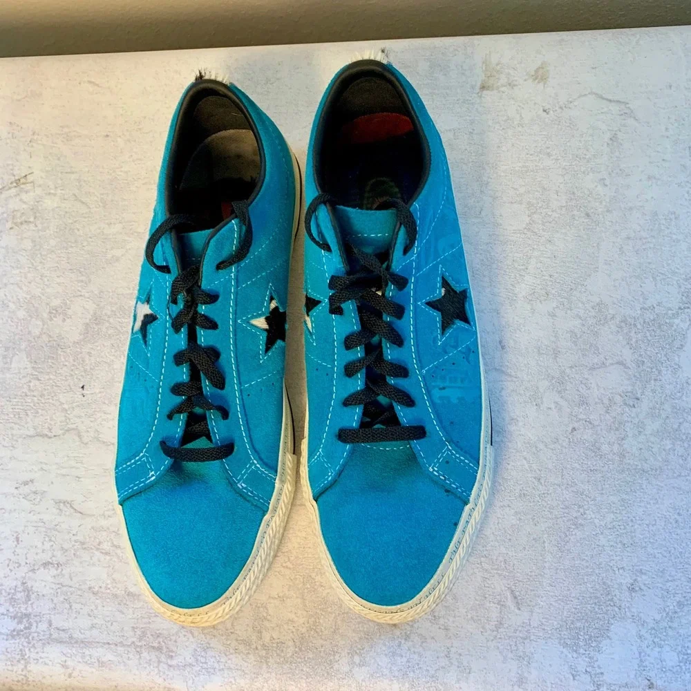 Converse One Star Pro‎ Sean Pablo Paradise Teal Suede Mens 9 Womens 10.5 173215C